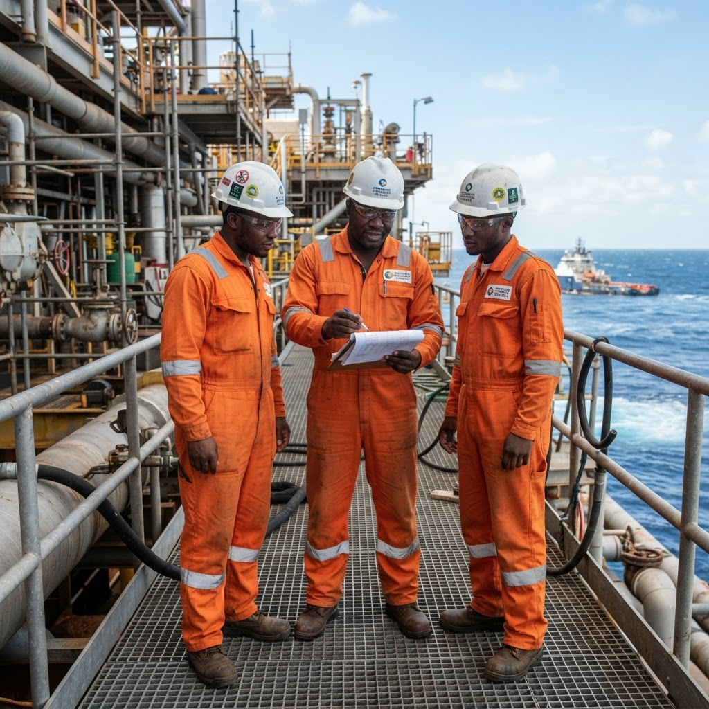 Trabalhadores offshore Valor Potencial